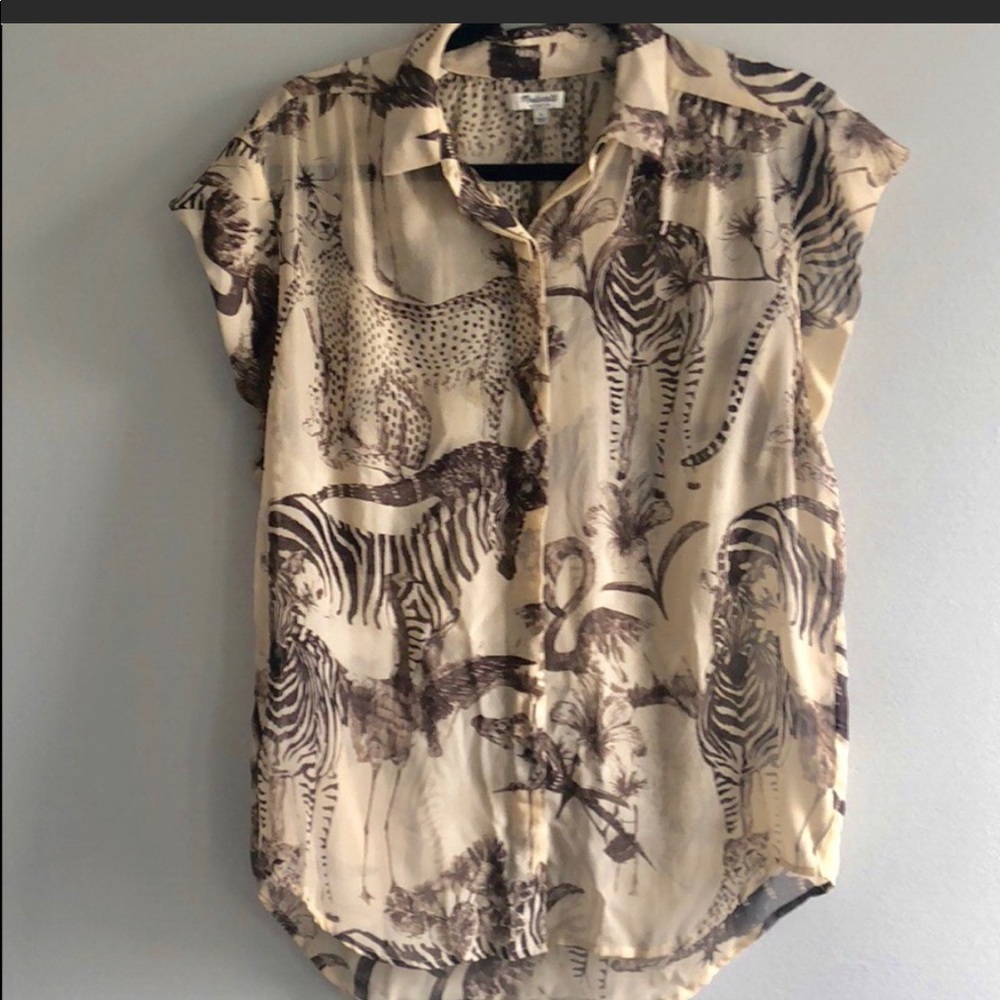 Madewell Safari Printed Top